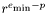 $r^{e_{\mbox{\scriptsize min}}-p}$